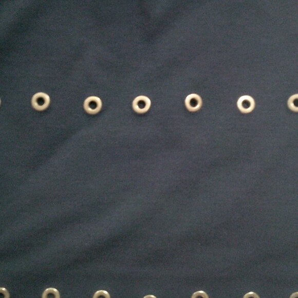 3 for $24 Bundle Nautica Pencil Skirt Women's Size 14 Blue Skirt Gold Grommets - Picture 6 of 8